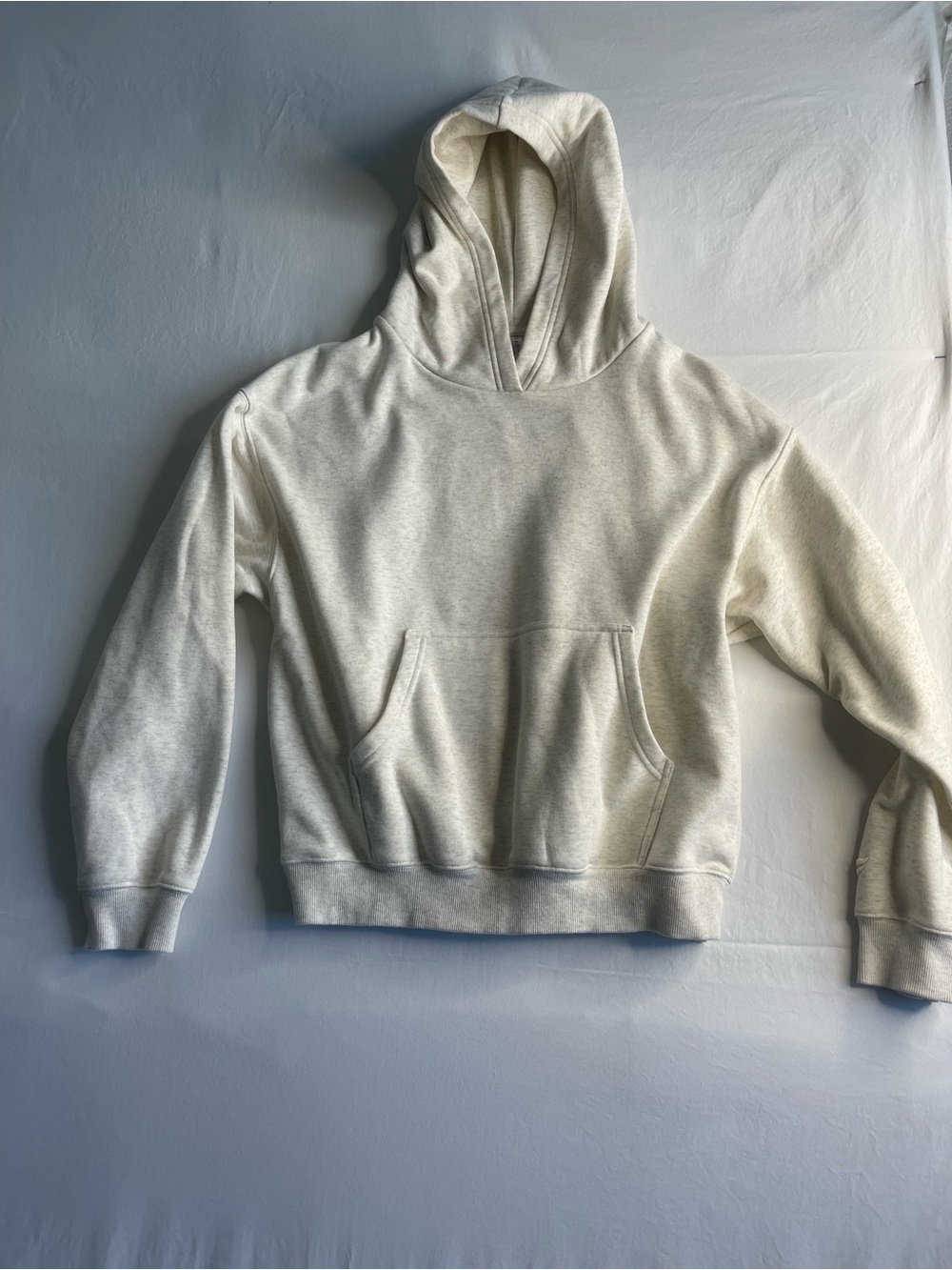 Fabletics Light Heather Oatmeal Hoodie